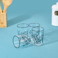 Kitchen Nemi 4'lü Meşrubat Bardağı - Renkli - 510 ml