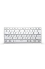 Inca Ibk-565Bt Bluetooth  5.0 Rechargeable Smart  Silver  Keyboard