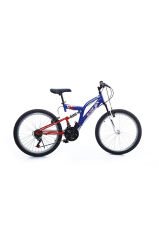 Blade WX400 24 Jant 21 Vites Bisiklet Mavi-Kırmızı