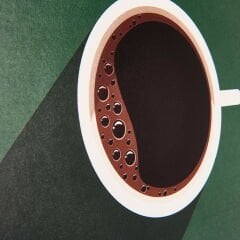 Deco Espresso Pano - Yeşil - 30x40 cm