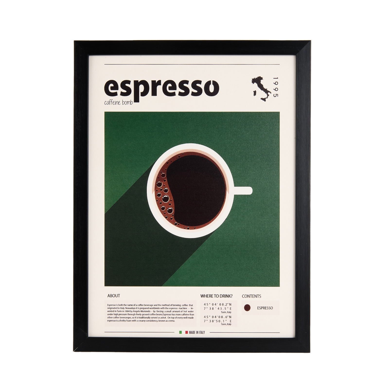 Deco Espresso Pano - Yeşil - 30x40 cm