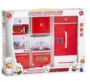 OYUNCAK 3’LÜ  MUTFAK SETİ SESLİ  İLE GERÇEKÇİ MUTFAK DENEYİMİ