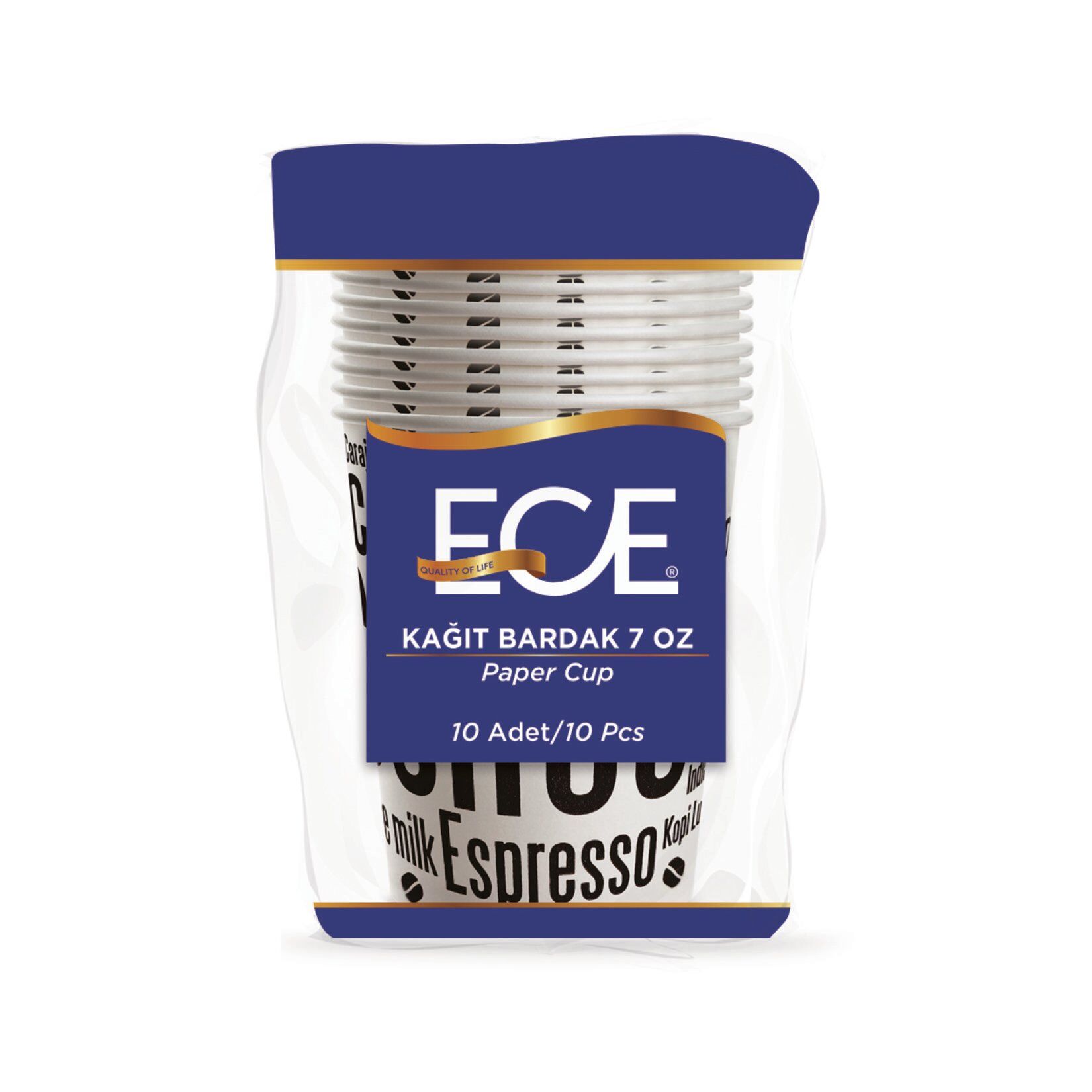 Ece Kağıt Bardak 7 Oz 10'lu