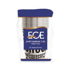 Ece Kağıt Bardak 7 Oz 10'lu