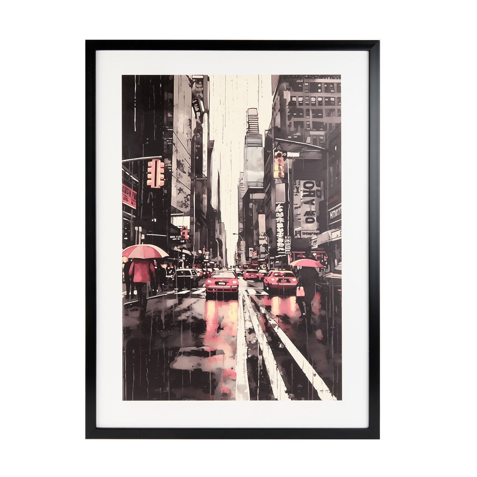 Deco New York Tablo - Renkli - 50x70 cm