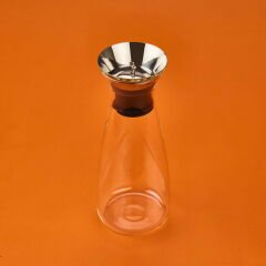 Star Akıllı Kapak Cam Sürahi - Şeffaf - 1 lt