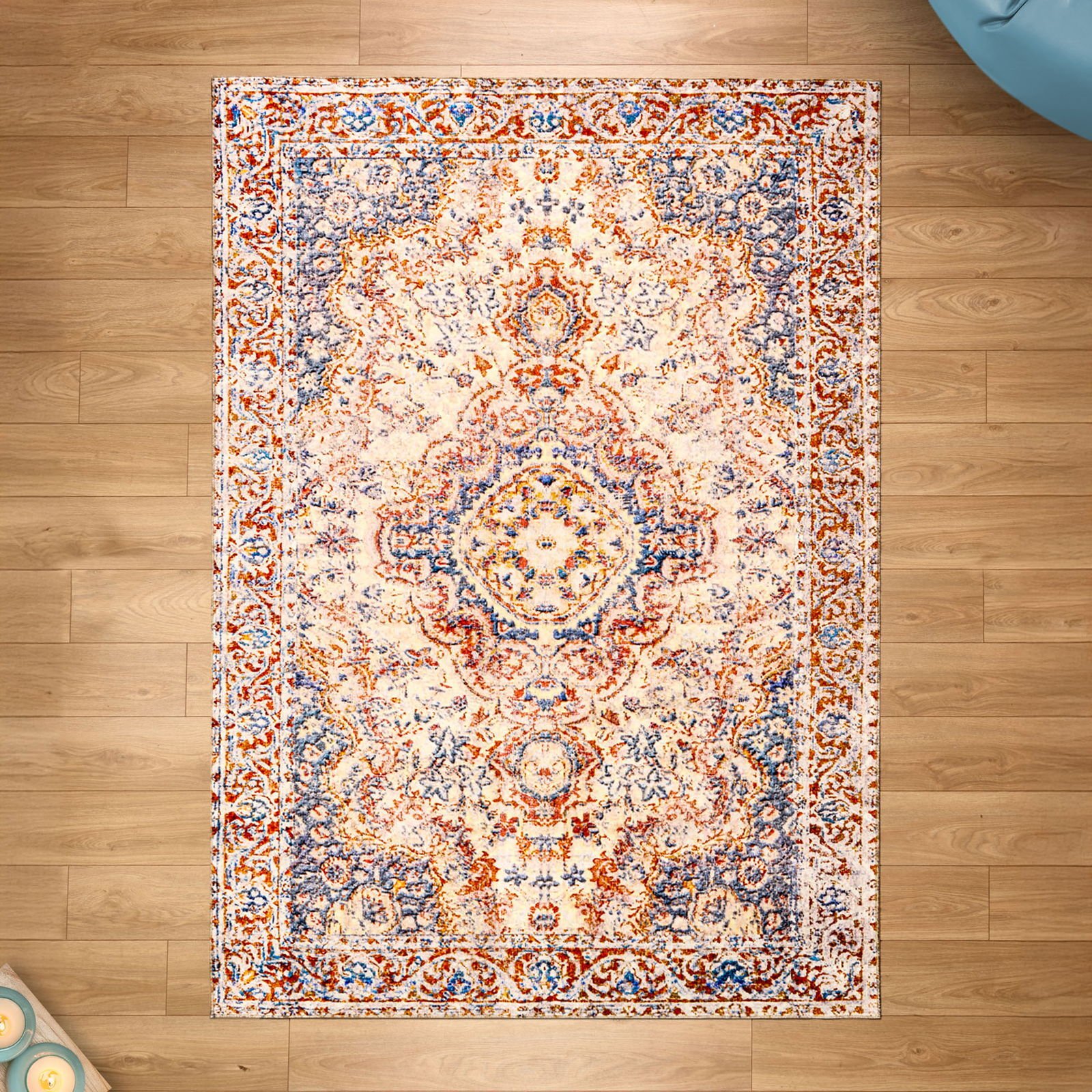 Soft Krupa Makine Halısı - Bej - 160x230 cm