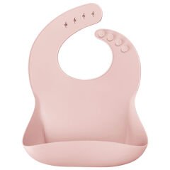Silikon BASICS Mama Önlüğü Pinky Pink 1 Adet