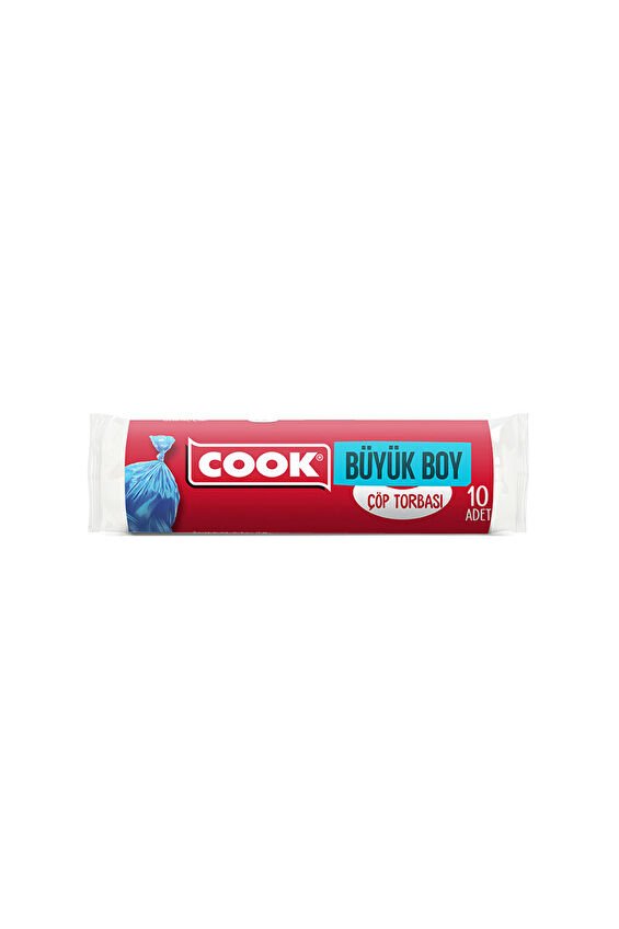 Cook Çöp Torbası Büyük Boy 10'lu
