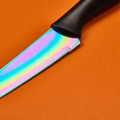 Titanyum Seri Şef Bıçağı - Renkli - 25 cm
