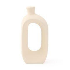 Home  Decor Doha Vazo - Krem - 25 cm