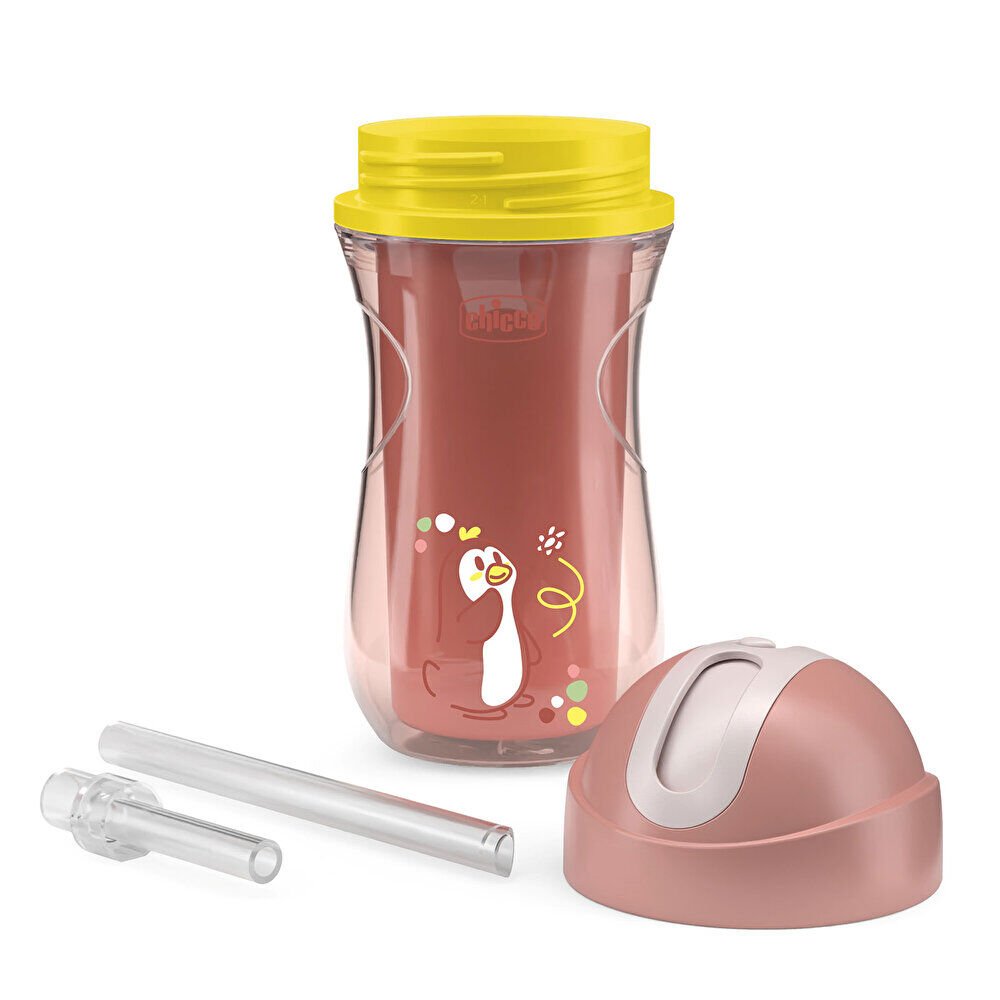 Isı Yalıtımlı Pipetli Su Matarası 14+ Ay 266 ml Kız 1 Adet