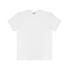 Brix Erkek Elastan O Yaka Tshirt Beyaz L