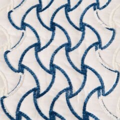 Store Adriel Çift Kişilik 3 Parça Yatak Örtüsü Seti - İndigo