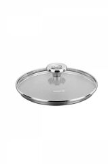 Korkmaz Aroma Cam Kapak 22 Cm