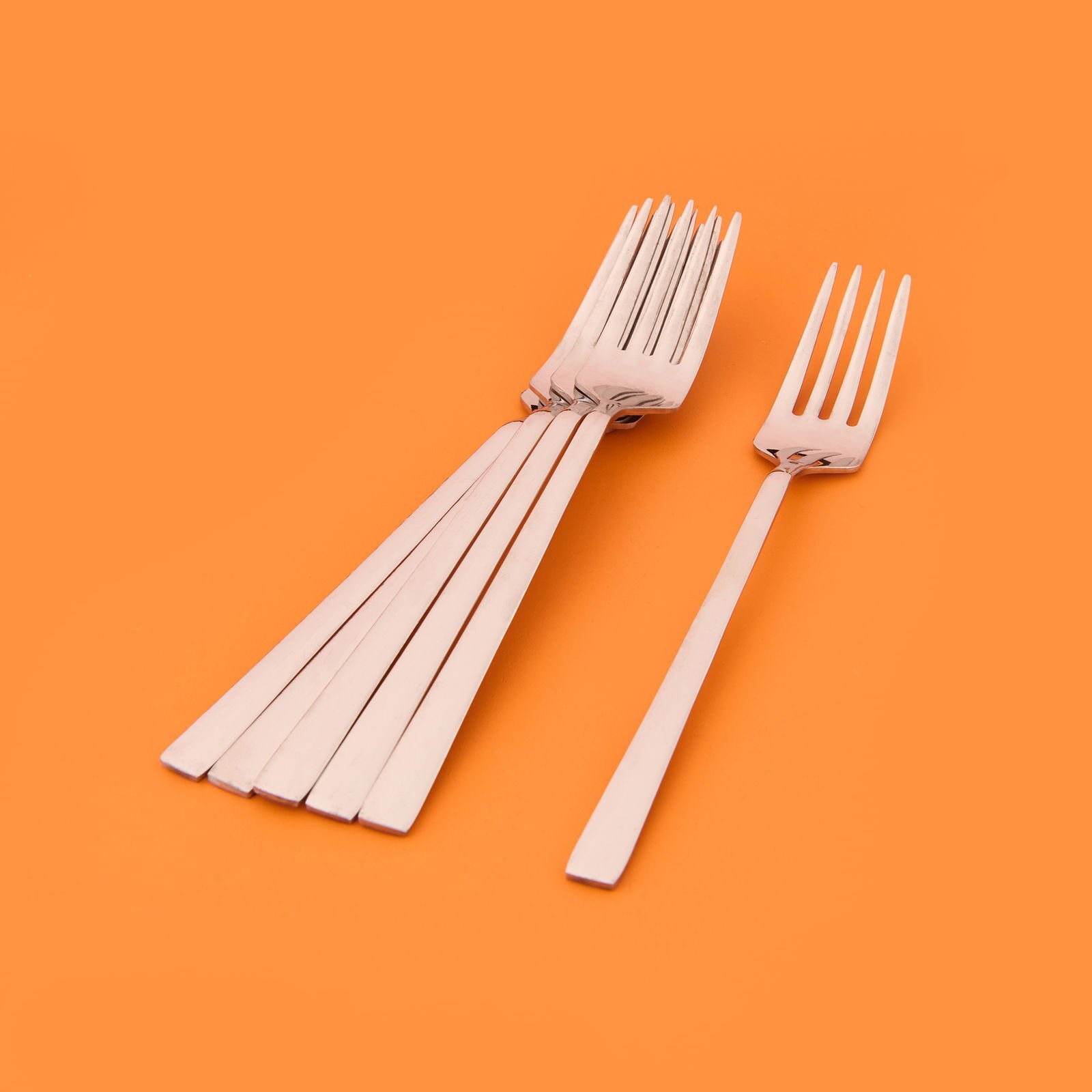 6'lı Tatlı Çatalı - Gri