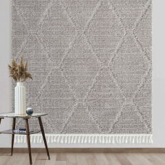 Bilbao Essence Modern İskandinav Desenli Halı - Gri - 160x230 cm