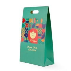 Deco Anneler Günü Desenli Fiyonk Çanta - Renkli - 38 cm