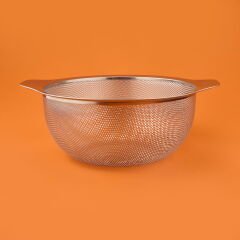Metal Süzgeç - Gri / Siyah - 24 cm