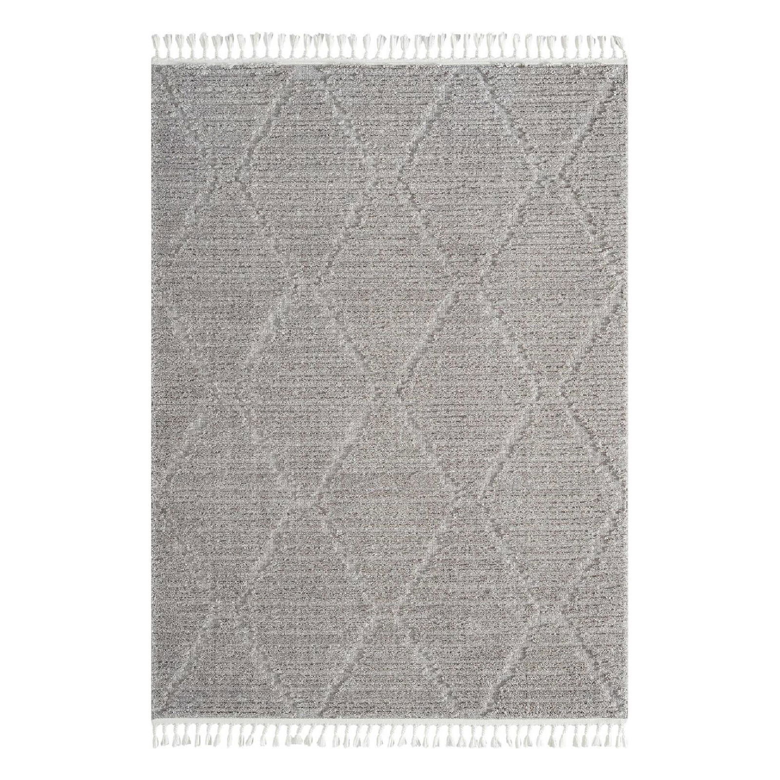 Bilbao Essence Modern İskandinav Desenli Halı - Gri - 160x230 cm