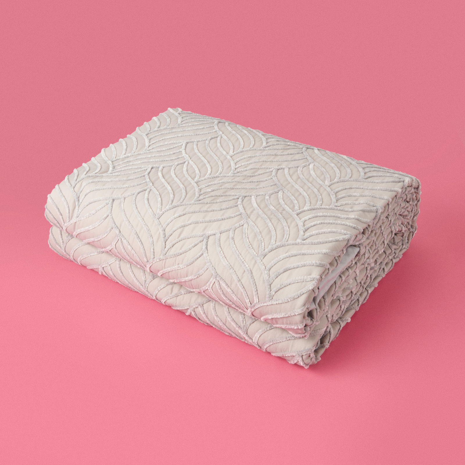 Store Elenora Çift Kişilik 3 Parça Yatak Örtüsü Seti - Gri