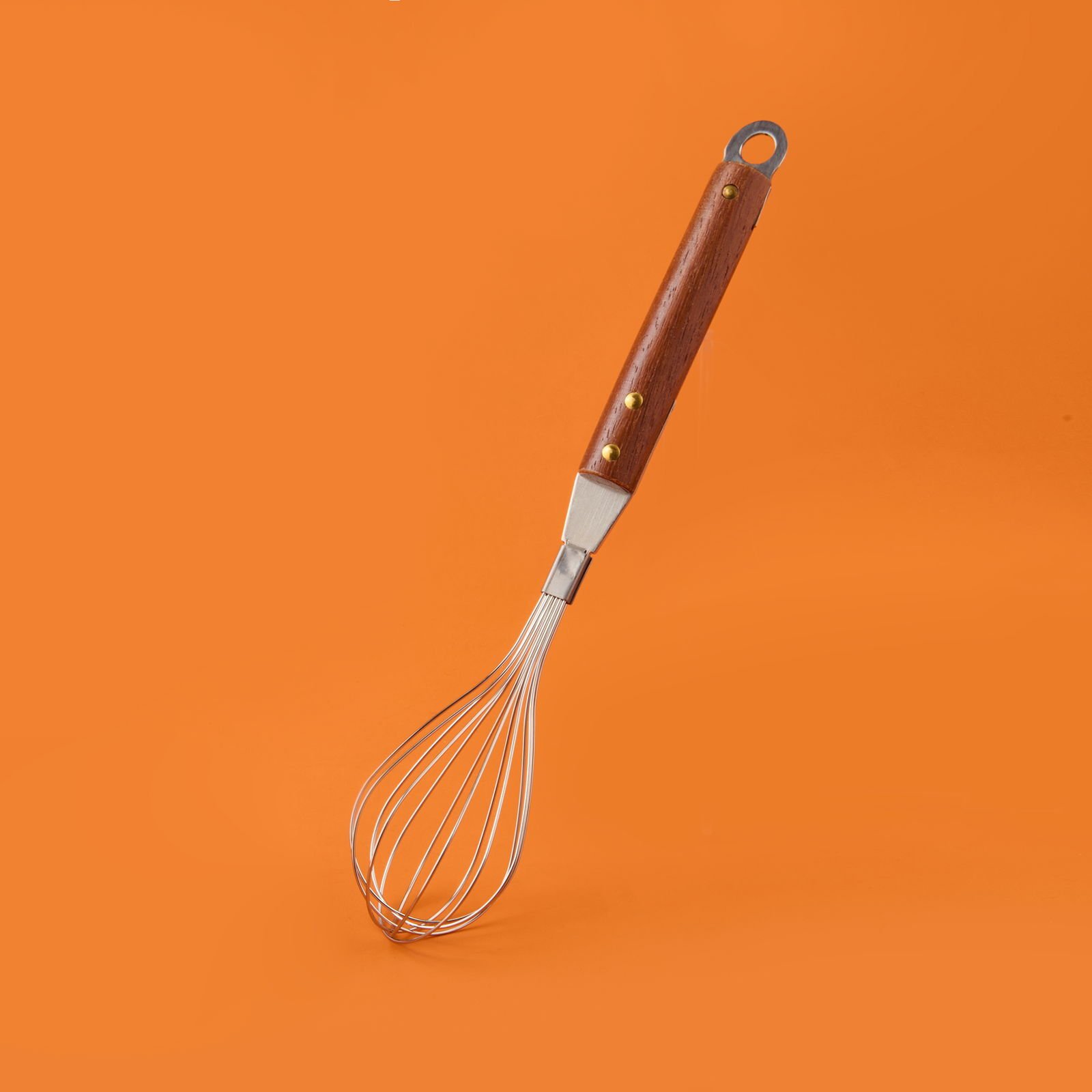 Ahşap Saplı Çırpıcı - Gri / Kahverengi