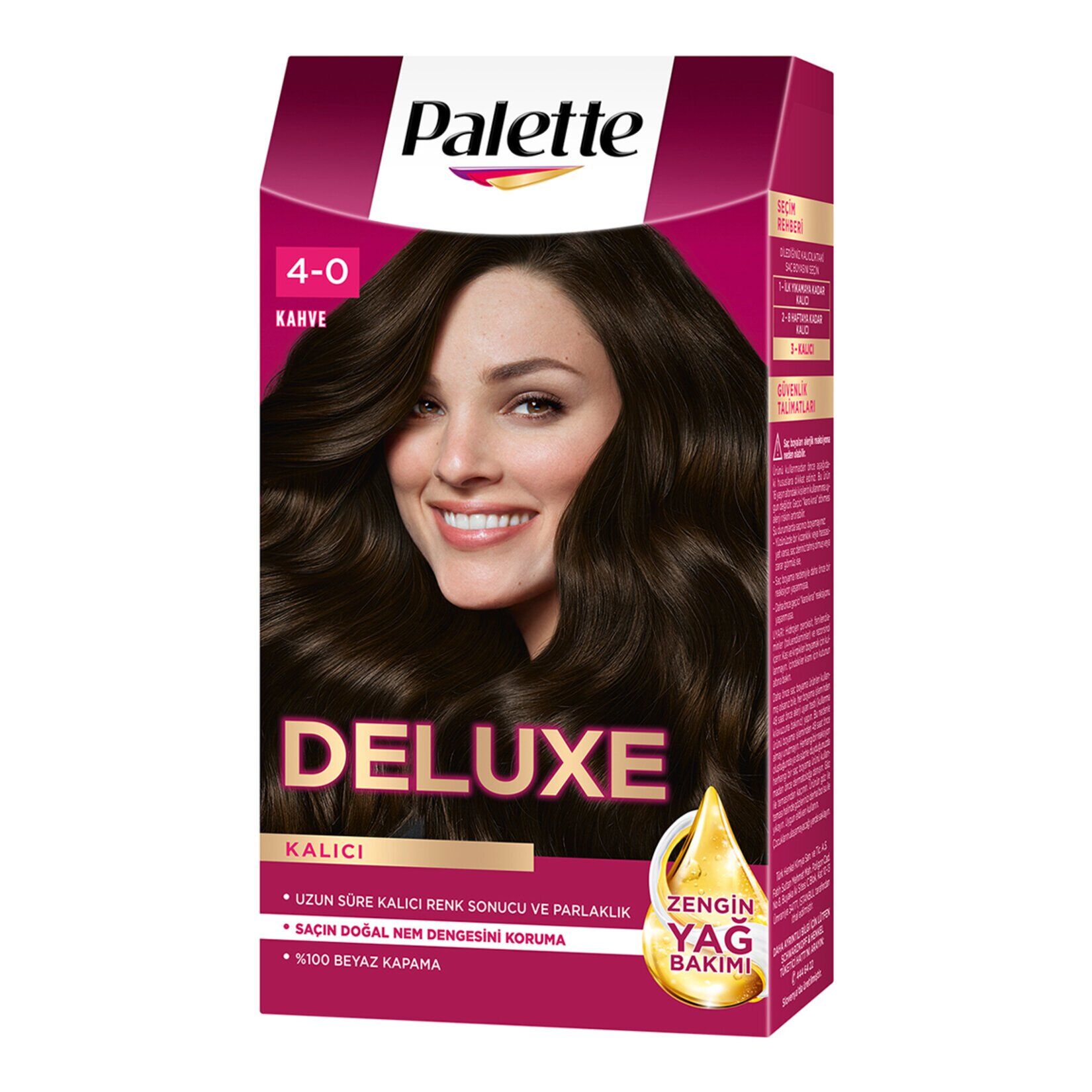 Palette Deluxe Saç Boyası 4-0 Kahve 115 Ml