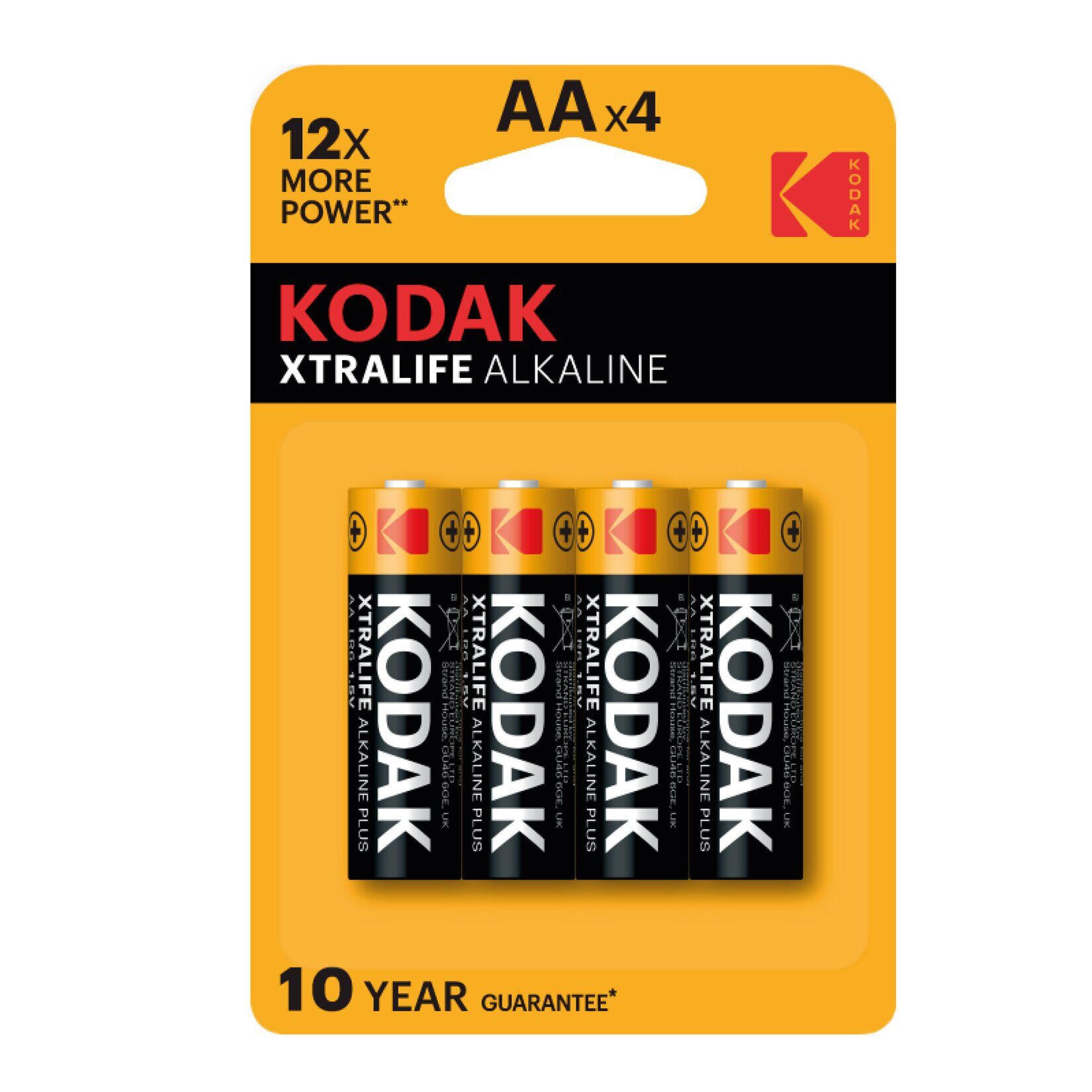 Kodak Xtralife Alkalin Kalem Pil Blister AA 4'lü