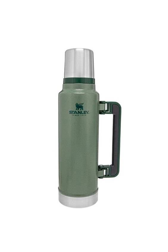Stanley Klasik Vakumlu Çelik Termos Hammertone Green 1 Litre