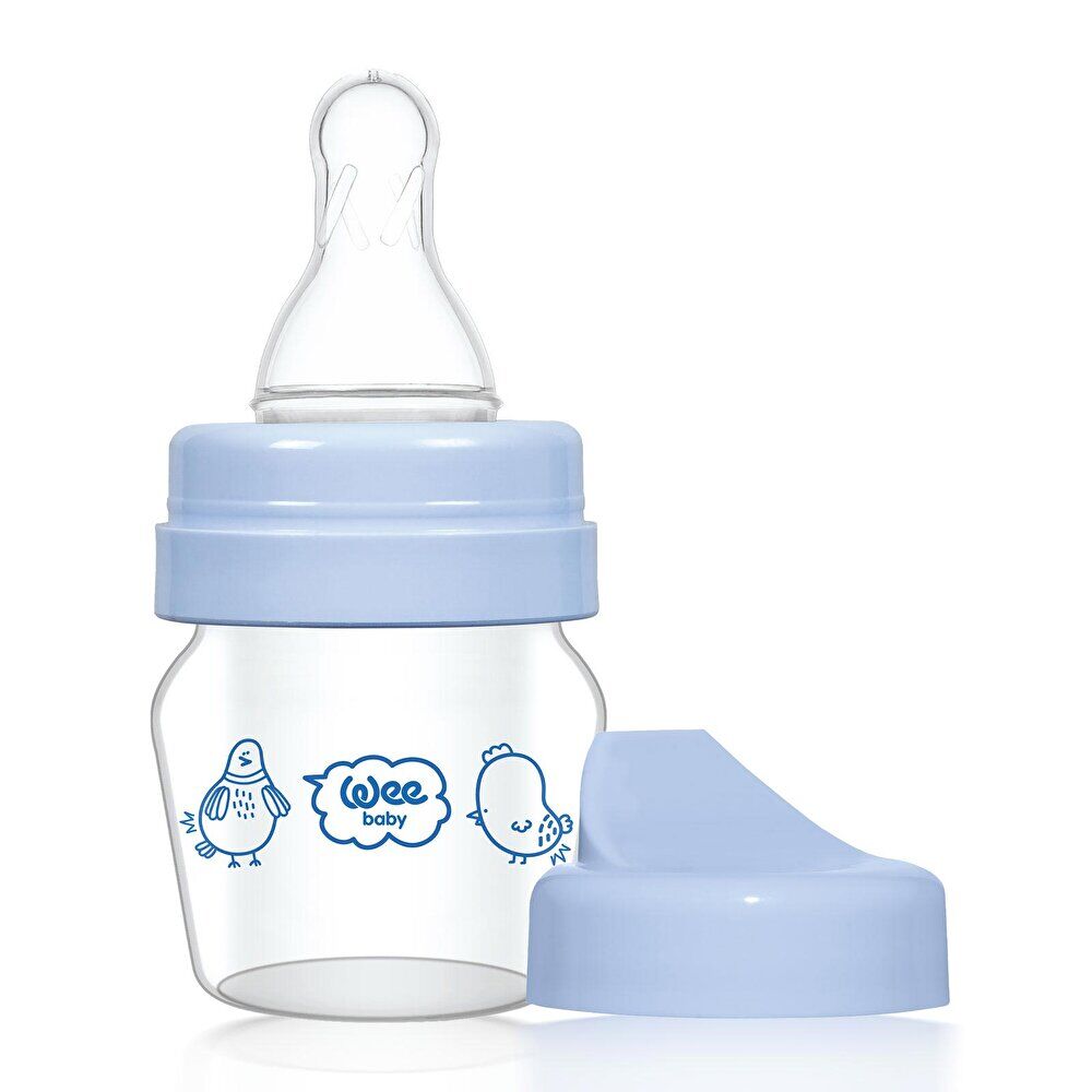 792 Wee Baby Mini Cam Alıştırma Bardağı Seti Mavi 30ml 1 Adet