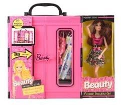 ELBİSE GARDROPLU AKSESUARLI OYUN SETİ MODEL BEBEK