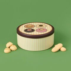 Cookie Metal Kutu - Renkli - 22 cm