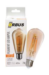 Ampul Orbus Led Filament ST64 E27 7W