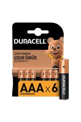 Duracell 6' Lı İnce Pil AAA