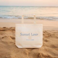 Soft Sunset Lover Çanta - Ekru - 50x45 cm
