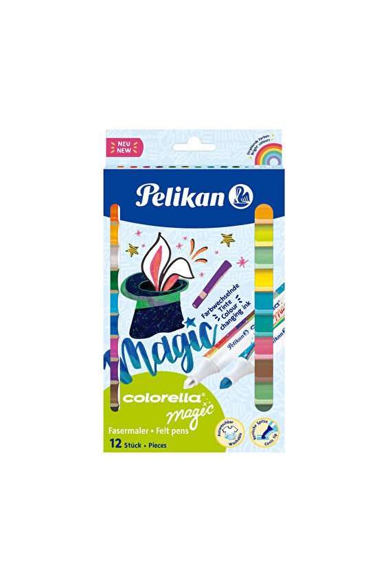 Pelikan Colorella Magic 12li Keçeli Kalem