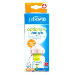 DB 51600 Dr Browns Options+ Geniş Ağız Antikolik PP Biberon 150 ml 0+ Ay 1 Adet