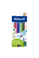 Pelikan 12li Silgili Kuru Boya