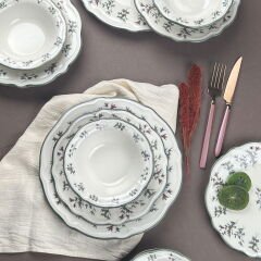 Terra 24 Parça Yemek Takımı - Renkli