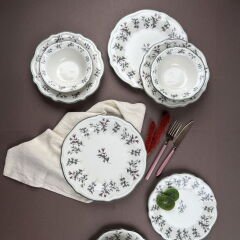 Terra 24 Parça Yemek Takımı - Renkli