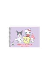 Resim Defteri Hello Kitty and Friends 17x25 cm 15 yaprak Spiralli