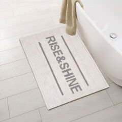 Soft Rise and Shine Banyo Paspası - Ekru - 50x80 cm
