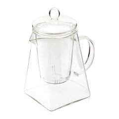 Star Borosilikat Cam Demlik - Şeffaf - 750 ml