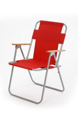 Ahşap Kollu Piknik/Plaj Sandalyesi