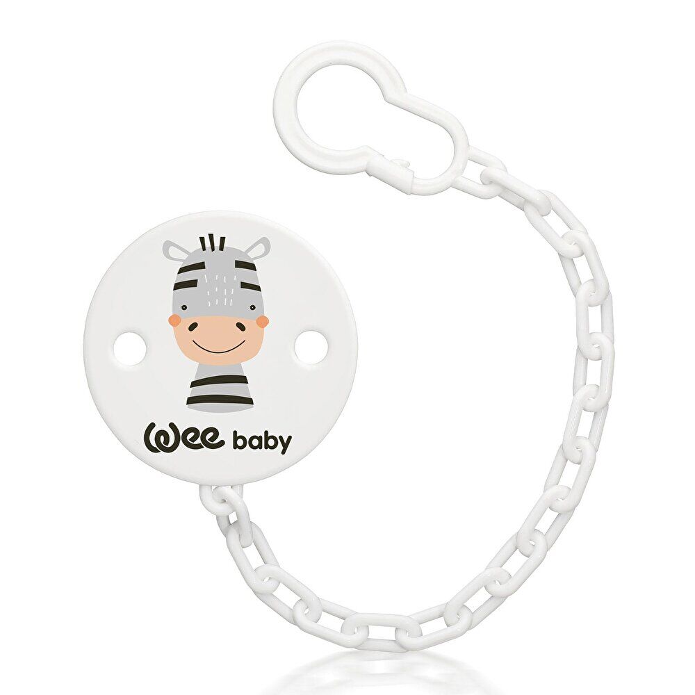 901 Wee Baby Zincirli Emzik Askısı - Erkek 1 Adet