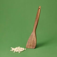 Handy Oval Akasya Servis Spatulası - Kahverengi - 34 cm