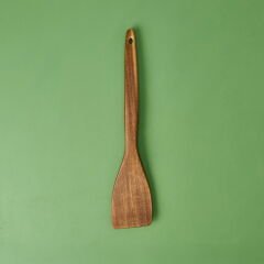 Handy Oval Akasya Servis Spatulası - Kahverengi - 34 cm