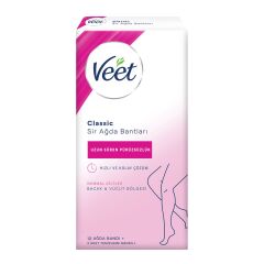 Veet Klasık Ağda Bandı 12'li