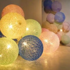 Koton Led Işık Zinciri - Renkli - 1,55 m