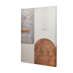 Deco Abstract Kanvas Tablo - Renkli - 75x100 cm